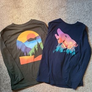 2 Boys Long sleeve shirts
